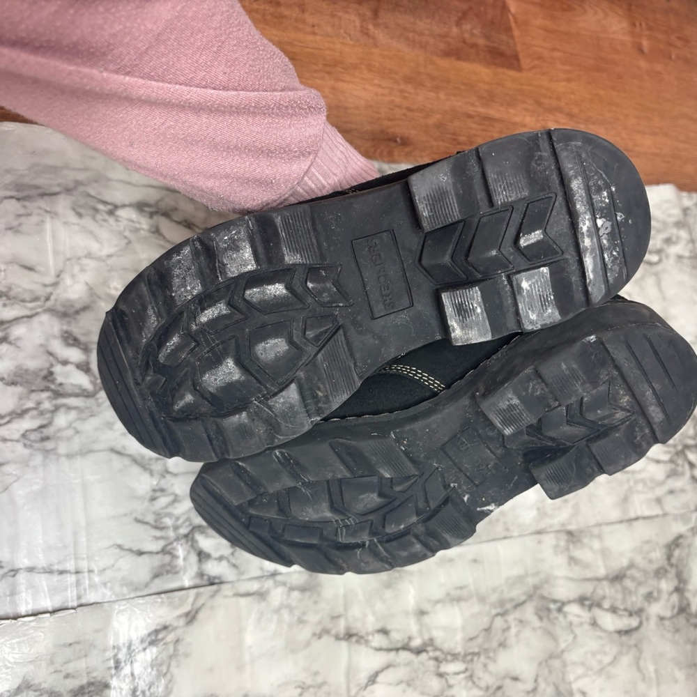 Skechers Black Oxford Chunky platform Y2K Goth Lace Up Shows size 10 - Picture 5 of 6